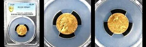 1929年 $2.5 PCGS MS64+MONLY 268 FINER-PQ インディアンヘッド ゴールド クォーターイーグル---｜WORLD RESOURCE【KING店】