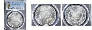 1878 8TF $1 MS64 PCGS-FLASHY-PQ-MORGAN DOLLAR---｜WORLD RESOURCE【KING店】