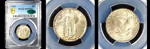 1929年 25セント PCGS/CAC MS65FH-POP 53、177枚のFINER-PQスタンディングリバティクォーター｜WORLD RESOURCE【KING店】