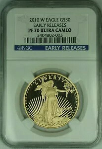 2010-W 早期リリース $50 AGE アメリカンゴールドイーグルコイン NGC PF-70 ウルトラカメオ｜WORLD RESOURCE【KING店】