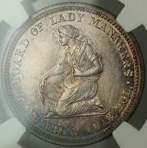 1893年 イザベラ 25セント シルバークォーター NGC UNC 詳細 *非常に良いBU* ディープPLコイン|WORLD RESOURCE【KING店】