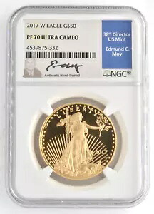 米国 2017 W イーグル金貨 50 ドル NGC グレード PF70 ウルトラカメオ 1 オンス プルーフコイン｜WORLD RESOURCE【KING店】