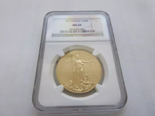 2013年、アメリカンイーグルゴールド、50ドル、NGC、MS-69、50ドル金貨、1オンス｜WORLD RESOURCE【KING店】