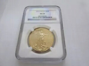 2013年、アメリカンイーグルゴールド、50ドル、NGC、MS-69、50ドル金貨、1オンス｜WORLD RESOURCE【KING店】