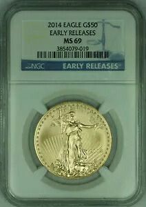 2014年 50ドル アメリカンゴールドイーグル 1オンス コイン NGC MS-69 早期リリース|WORLD RESOURCE【KING店】
