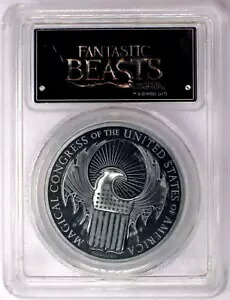 2017 $5 ファンタスティック・ビーストと魔法使いの旅 - PCGS PR 69 DCAM ファースト・ストライク画像