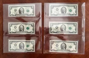 2003 $2 連邦準備銀行スターノート ジェム 未流通 A-L 地区、少数