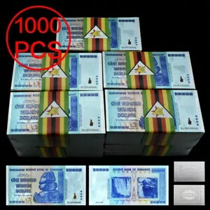 1000 個ジンバブエ 100 兆ドル銀紙幣グッズ ギフト