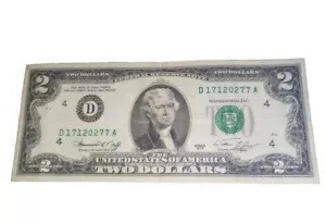 米国建立200周年2ドル2ドル紙幣シリーズ 1976年流通通貨
