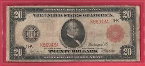 *** 超希少な 1914 レッド シール ダラス テキサス フェッド RES