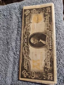 1906 シリーズ $20 ゴールド証明書 - B 186、1882 年 7 月 12 日法