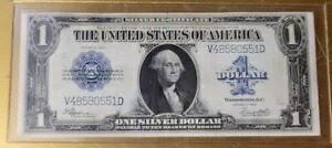 1923 年 $1「HORSE BLANKET」シルバー証明書 - ほとんど流通していない宝石
