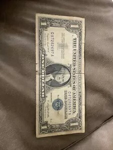 1957 年 銀証ドル 1 ドル 1 ドル紙幣