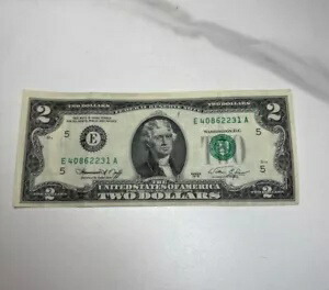 US $2 2 ドル紙幣 1976