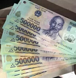 ベトナム ドン 1000万 (500000 x 20枚) ベトナム 500,000 マネー VND