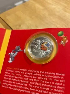 楽天市場】☆2/13 トムとジェリー 80周年記念コイン K24 インゴット