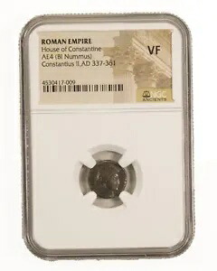 NGC ( VF ) コンスタンティウス 2 世ローマ AE (AD 337-361) NGC 非常に上質な古代コイン 52,800円