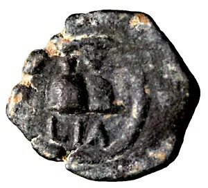 エジプト。アレクサンドリア。ハドリアヌス帝 西暦 117 ～ 138 年。ディオスクロイコインのディハルコン・ピロイ