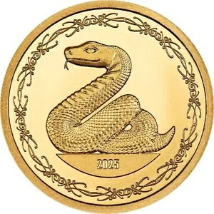 蛇年旧年コレクション 2025 1000 トグロッグ金貨モンゴル CIT