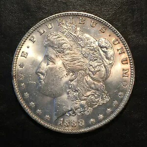 1888 モルガン シルバー ダラー - 表示されている正確なコイン - 高品質スキャン #N333