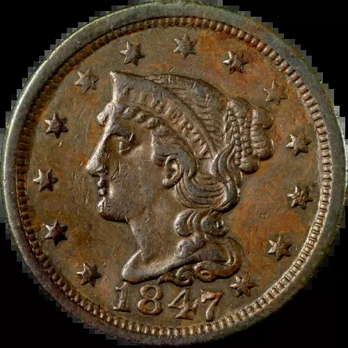 1847 Large Cent エグゼクティブ コイン カンパニーからのお得なセール