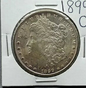 1899 O モーガン シルバー ダラー コイン BU UNC 未流通のニート トーニング トナー