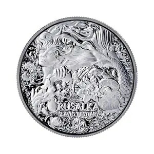 カメルーン 2022 1000 フラン 2 オンス シルバー スラブ獣寓話 Rusalka BU 54,120円
