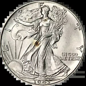 1943-D ウォーキング リバティ ハーフ エグゼクティブ コイン カンパニーのお買い得品
