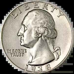 1938-P ワシントン クォーター エグゼクティブ コイン カンパニーからのお得なセール