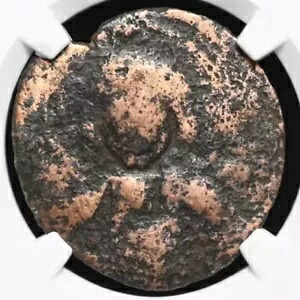 ビザンチン帝国 975-1035 年、本物のイエス クライスト フォリス クラス A2 A3 コイン NGC