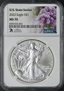 2022 アメリカン シルバー イーグル - NGC MS70 - 7K ニューハンプシャー - ?COINGIANTS? 52,800円