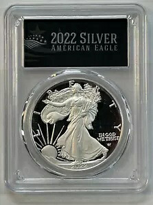 2022 W プルーフ アメリカン シルバー イーグル PCGS PR70 DCAM - ファースト ストライク、ウェスト ポイント
