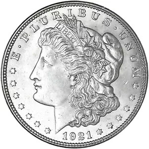 1921 (P) モルガン シルバー ダラー チョイス BU US 造幣局 写真参照 G332
