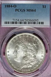 1884 O- PCGS MS64 モーガン シルバー ドル #B47633