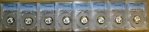 1944-S PCGS MS67 マーキュリー ダイム - 100% ブレイジング ホワイト