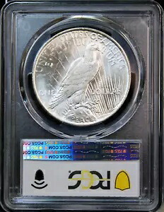1923-P ピース シルバー ダラー - PCGS MS64 - GEM に近いブライト ブラスト ホワイト! 52,800円