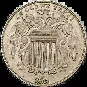 1868 シールド ニッケル Executive Coin Company のお買い得品 52,800円