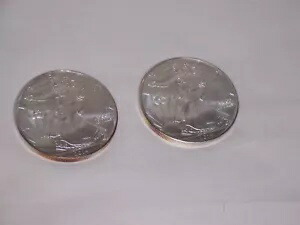 2- 2014 アメリカン シルバー イーグルス 1 トロイオンス 0.999 ファイン シルバー 各未流通コイン
