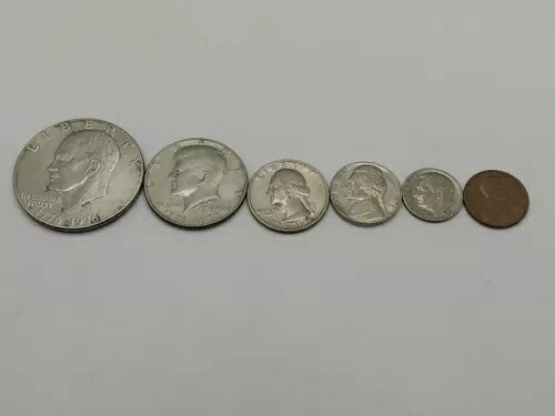 1776-1976 米国コイン ドル ハーフクォーター ダイム リンカーン セント ミント マーク 1$ 1C 1D 5C