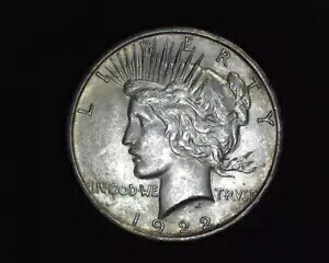 HS&C: 1922 D ピース ダラー BU - 米国コイン