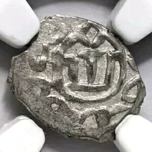 Dawlat Giray I MONGOLIA NGC MS-61 Giray Khans 1550 AD シルバー Akce クリミア テイターズ