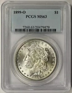 1899-O モルガン ダラー シルバー $1 MS 63 PCGS