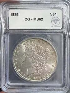 1889 モルガン シルバー ダラー ICG MS-62 IDC 検証済み 52,800円