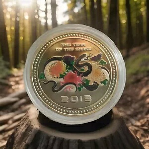 コイン シルバー。蛇年。5 ドル 2013 クック諸島。