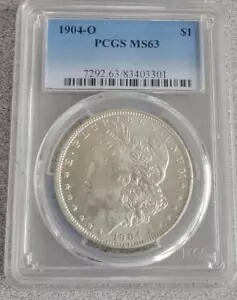 1904-O モーガン シルバー ダラー MS63 PCGS