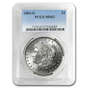 1884-O モルガン ドル MS-63 PCGS