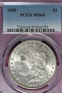 1900- PCGS MS64 モーガンシルバードル! #B47480