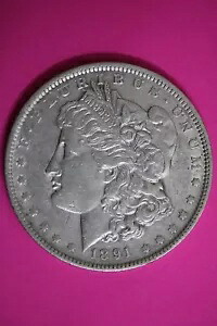 1891 O モーガン リバティ シルバー ダラー セミ キー デイト コイン ニューオーリンズ造幣局 146 57,420円