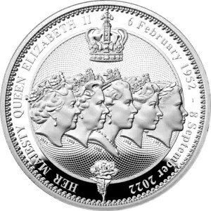 2022 ニウエ女王エリザベス 2 世女王陛下を記念して 2.5 ドル銀貨｜WORLD RESOURCE【KING店】