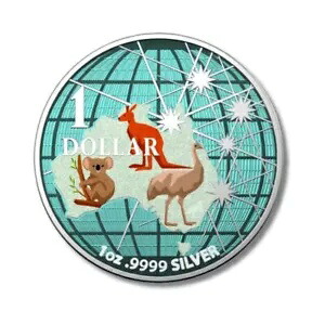 オーストラリア 2020 1USD 南の空の下の動物 1 オンス銀貨｜WORLD RESOURCE【KING店】